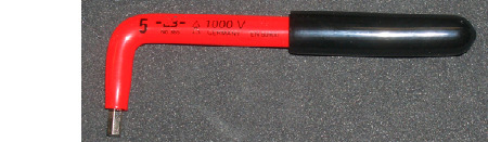 4034 bis 4038 Winkelschlüssel für Inbus  - langer Winkel - rot